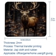 thumbnail image 5 of Elk Square 8.3x9.8 Inch Non-Slip Rubber Bottom Printed Mousepad Desk Mat Gaming Mousepad for Office and Gaming, 5 of 6