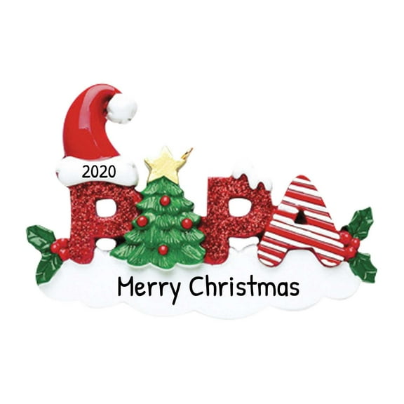 Personalized Best Dad Ornament 2024 - Daddy Ornament 2024, Dad Gifts, Papa Ornament, #1 Dad Christmas Ornament, Daddy Xmas Gifts, Xmas Gifts for Dad, Papa Gifts - Papa - Free Customization