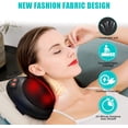 thumbnail image 3 of Back Massager, Neck Massager with Heat, Electric Back Massager for Shoulder, Deep Tissue Kneading Massage to Relief Muscles, 3 of 5