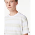 thumbnail image 2 of Free Assembly Boys Short Sleeve Stripe Tee, 2-Pack, Sizes 4-18, 2 of 7