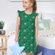 thumbnail image 4 of Balery Duck Mallard Flying Pose Camisón de princesa para niñas, pijama de algodón con mangas abullonadas, suave y bonito.-X-Large, 4 of 6