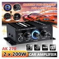 thumbnail image 1 of AK170/270/370/380 800W 12V Hifi Power Amplifier Stereo Home Car BASS Audio Amp Car Speaker Class D Car Home Sound Power Amp ,Bluetooth 5.0, 1 of 6
