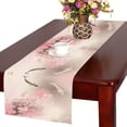 thumbnail image 2 of MYPOP Japanese Koi Table Runner Home Decor 16x72 Inch,Cherry Blossom Pink Table Cloth Runner for Wedding Party Banquet Decoration, 2 of 6