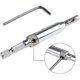 thumbnail image 3 of TIMESETL 8Pcs Self Centering Hinge Drill Bits 7Pcs Center Drill Bits + 1 Hex Wrench, Hinge Centering Hinge Drill Bits Hole Drilling Bits for Woodworki, 3 of 5