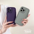thumbnail image 2 of Compatible Con Honor X8 4G X9 4G 50 Pro 50 SE X40 GT X30i X30 5G Funda De Teléfono Simple Piel Sensación De Negocios AirBag Esmerilado Mate Forma De Jabón En Pareja Cubierta Trasera Móvil, 2 of 4