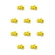 thumbnail image 3 of Naiovety 2 uds., topes de cordón, palancas de extremo de bloqueo, hebillas de ajuste elástico con cierre de costura de resorte, botón de cierre Amarillo 10piezas Naiovety CBP476416, 3 of 5