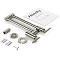 thumbnail image 6 of Folding Stretchable Pot Filler Faucet with Double Joint Swing Arms, Single Hole Wall Mount Brass Pot Filler Kitchen Faucet, 6 of 7