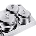 thumbnail image 4 of Nail Art Equipment Cup Bowl Acero inoxidable Acrílico Líquido en polvo Cup Acero inoxidable Nail Art Powder Holder Contenedor con tapa para Nail Art Tools MFZFUKR CPB-DE-LYY373, 4 of 5