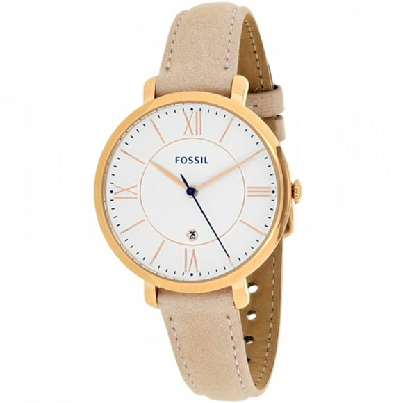 Fossil Femmes Jacqueline Cadran Blanc Montre