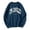 11-Navy423, variant on SONXAHE Graphic Crew-Neck Sweatshirt for women Relaxed Campus Daily Pullover
