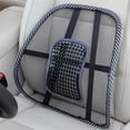 thumbnail image 1 of Flmtop Breathable Mesh Car Seat Cushion Pad Office Chair Back Massage Lumber Support, 1 of 7