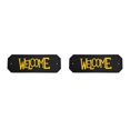 thumbnail image 1 of Maytalsory Decorative Garden Wall Gate Plaque Sign Plate WELCOME 2PCS, 1 of 6