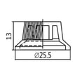 thumbnail image 4 of TISHITA 1 Volume & 2 Tone Control Switch Knobs for ST Sq Electric Guitar White, 4 of 7