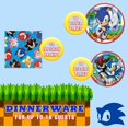thumbnail image 2 of Unique Sonic The Hedgehog Party Supplies | Plates & Napkins Essentials | Serves 16 | Officially Licensed | Plates, Napkins | Birthday Tableware For Kids, Quick Setup, Easy Cleanup, 2 of 5