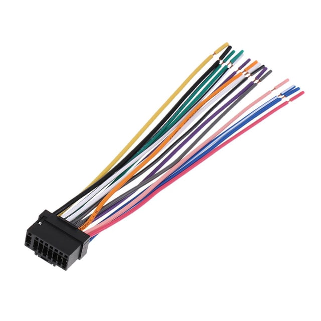 Adaptador de Arnés de Cables de 4 Altavoces Estéreo de sonido para Radio para CDA-9887 Yotijar Mazos de cables de radio