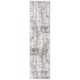 thumbnail image 3 of SAFAVIEH Aston Celandine Abstract Runner Rug, Ivory/Gray, 2' x 8', 3 of 11