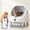 White, variant on Self Cleaning Cat Litter Box, Open Top Automatic Litter Box with App Control, Safety Sensors Protection, Cat Litter Mat and Fragrance Box, Gray