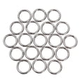 thumbnail image 4 of EeaseCA 20 Pcs Zinc Alloy Open Jump Rings Split Key Ring Polished Plated Spring Rings Jewelry Making Findings 4.0x25MM (Silver), 4 of 7