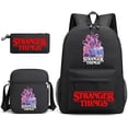 thumbnail image 2 of Mochila Stranger Things, conjunto de tres piezas, mochila escolar para estudiantes, bolsa de lona, 2 of 2