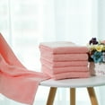thumbnail image 2 of PiccoCasa 6 Pack Soft Hand Towels Cotton 13 x 29" for Bathroom Pink, 2 of 7