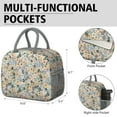 thumbnail image 6 of Obrewu Pioneer Flower Lunch Bag for Adult, Insulated, Leakproof, Oxford Cloth, 6 of 7