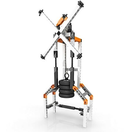Engino Kit de Construction d'Énergie Potentielle Cinétique, Inertie, Momentum, Lois de Newton, Orange/gris