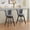 Gray2, variant on Jianyuan Song 26" Counter Height Swivel Bar Stools Set of 2, Hand-Tufted Velvet Upholstered Bar Chairs with Button Trim, Solid Wood Legs, Gray