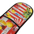 thumbnail image 4 of Yayeee Double Oven Mitt Kitchen Heat Resistant Baking 35" x7" Quilted Glove, Striped Lemon, 4 of 6