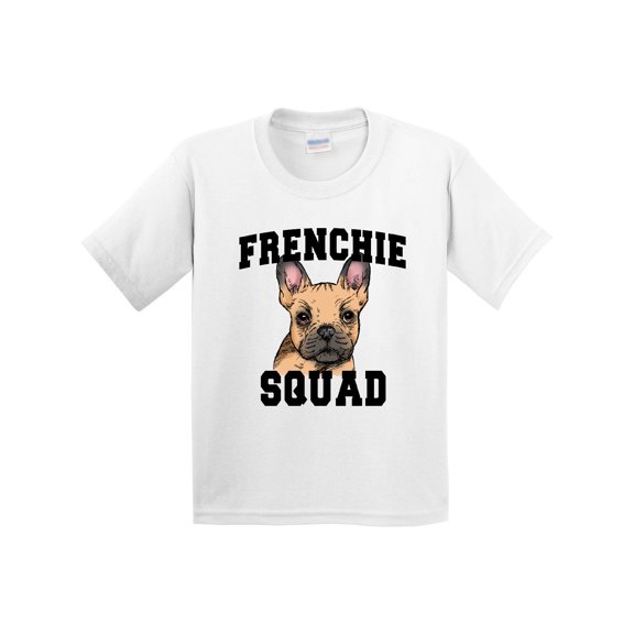 Inktastic Cute French Bulldog Frenchie Squad Youth T-Shirt