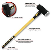 Performance Tool M7115 12lb Sledge Hammer W/Fiberglass