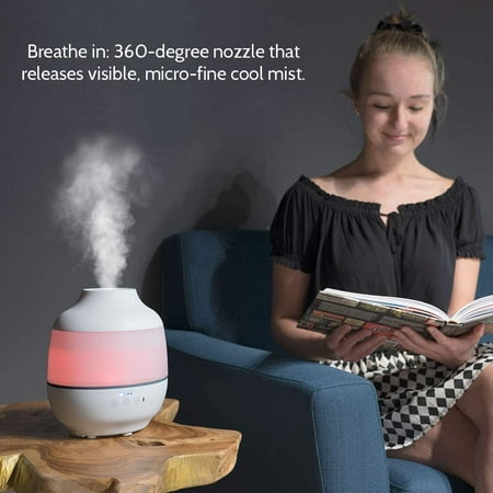 Homedics - TotalComfort Ultrasonic Humidifier-2.0 Multi Light - White