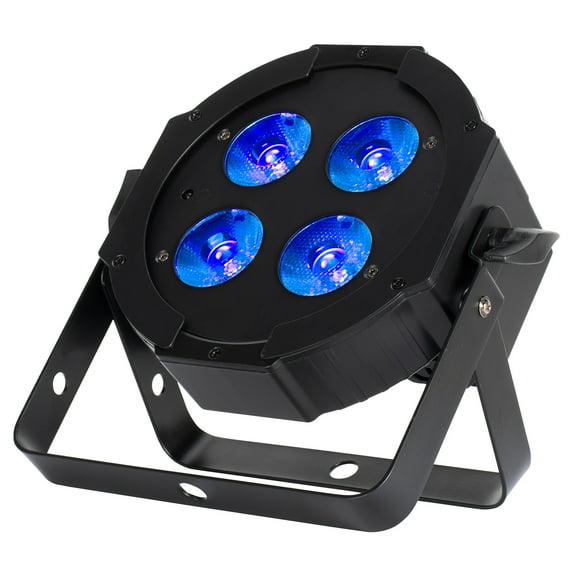 Eliminator Lighting Mega Hex L Par RGBLA   UV LED Par Wash Light
