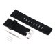 thumbnail image 2 of accesorio de reloj negro con hebil de acero inoxidable y correa de reloj de silicona para hombres y mujeres Zulema Correa de reloj unisex del encanto, 2 of 8