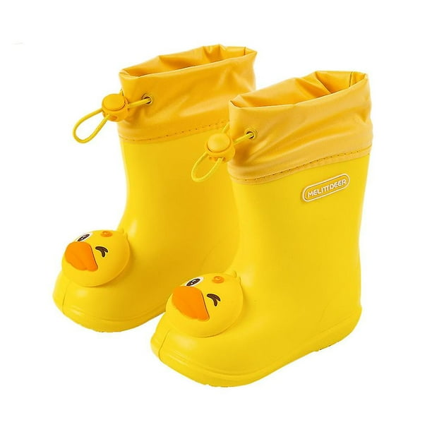 Botas de Lluvia para Niños y Niñas, Botas de Goma Ligeras e