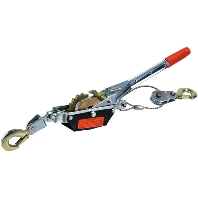 5000LB CABLE PULLER COMEALONG HD DOUBLE GEAR  2-1/2 TON ATE 