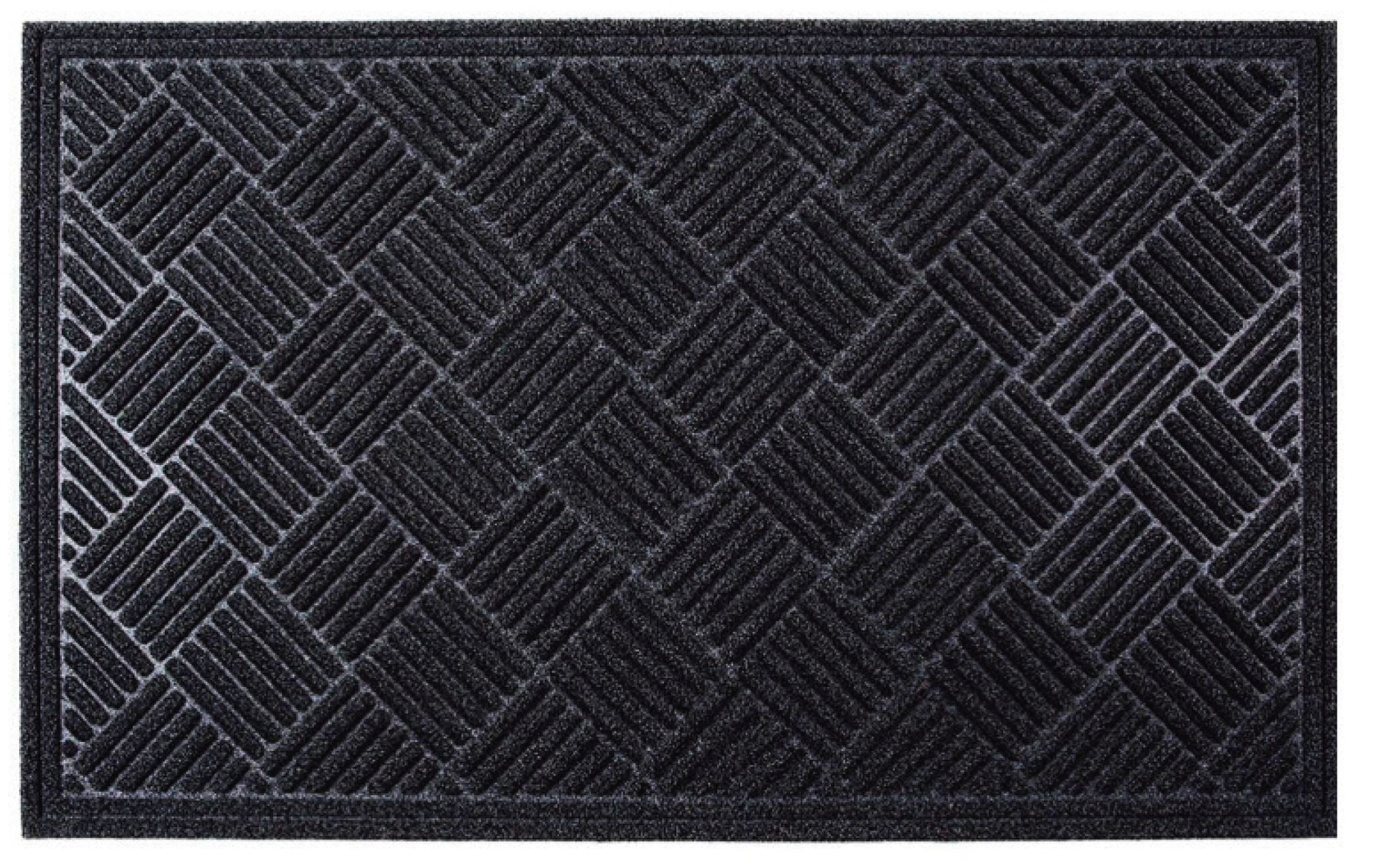 Comfy Feet Black HeavyDuty Outdoor Floor Mat Diamond 60" x 36" 1