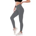thumbnail image 2 of Joernso Women Leggings High Waist Slim Fit Velvet Lining Thickened Pants Hip Lift Yoga Fitness Bottoming Pants, 2 of 8