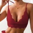 thumbnail image 2 of Sujetador push up sexy de encaje para mujer - Sin aros, con cintura elástica, tejido de poliéster, tallas S-XL, para todas las estaciones, 2 of 8
