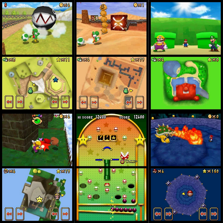 Aousin Super Mario 64 DS Game, US Version, Play as Mario, Yoshi