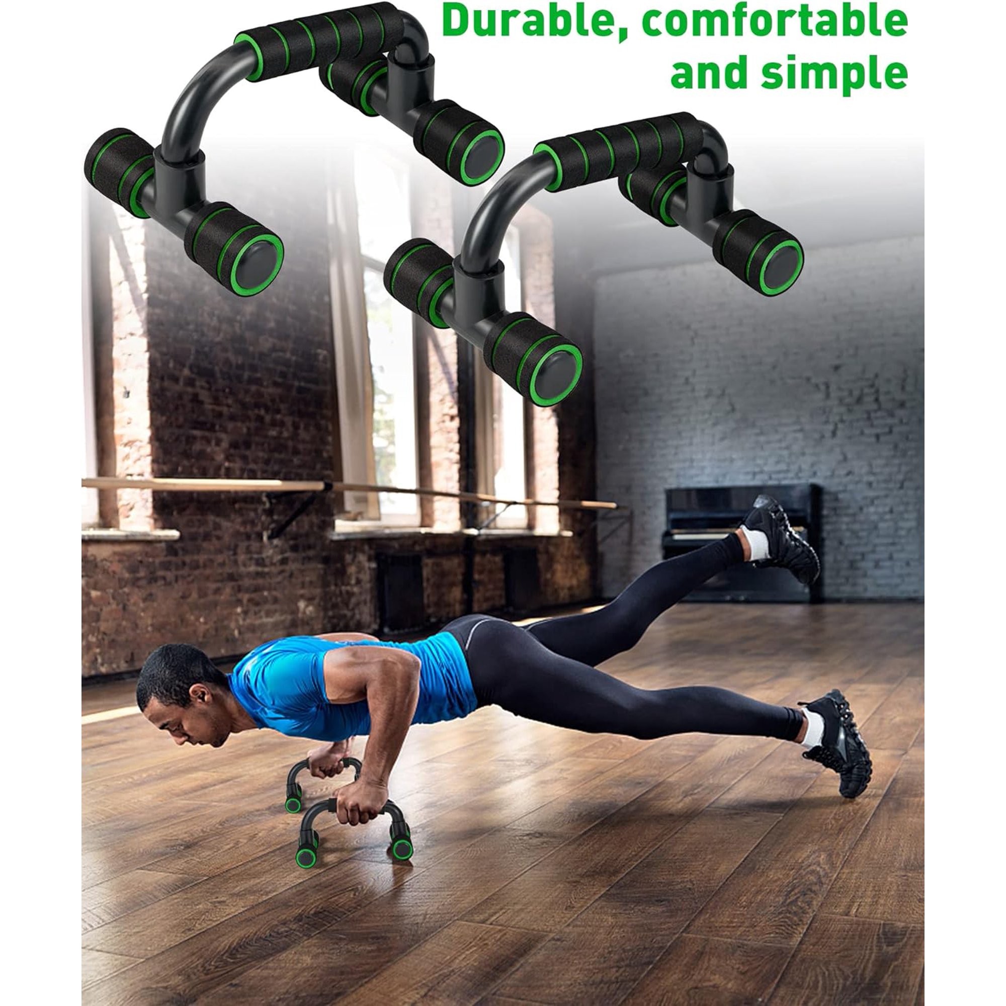 Barre à Pompes Pliable Versier - 20 En 1 - Home Gym - Fitness