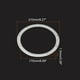 thumbnail image 2 of Uxcell 6 Pcs Soporte Giratorio con Base Lazy Susan de Bola de Acero Turntable 8.27 x 6.89 x 0.06" Blanco, 2 of 5