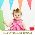 thumbnail image 3 of 12 PCS Golden Paper Crown Hats Birthday Party Hats Party Supplies for Birthday Celebration Baby Shower, 3 of 6