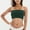 Dark Green, variant on Strapless Fitness Padded Size Plus Top Bra For Women Stretchy Bra Yoga Bras Sports Bandeau Mesh Tube Top Longer Length Tops for Women Ruffle Tube Top Seamless Padded Bra Seashell Bodysuit Women Came
