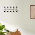 thumbnail image 3 of Perchero de pared, organización de ganchos para abrigos, gancho de pared, perchero de pared de Metal para colgar abrigos, toallas, bolsas, entrada y 5 ganchos, 3 of 8