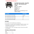 thumbnail image 2 of Front Wheel Hub Assembly - Compatible with 1996 - 2000 Plymouth Grand Voyager 1997 1998 1999, 2 of 2