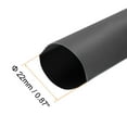 thumbnail image 2 of Manguera termorretráctil Uxcell, funda de cable retráctil de 6.6ft, negro, diámetro de 0.87", 2 of 6