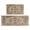 Bohemian Light Orange-20, variant on 2 Piece Bohemian Light Orange Carpet Rug Kitchen Rug Set, Decor Kitchen Rugs, Absorbent Non-Slip Washable Floor Mats, Home Indoor Runner Rugs 17"x47" 17"x30"