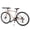 Metallic Beige, variant on 5Seconds PARAMOUNT 100 Hybrid Bicycle, Lightweight Aluminum Frame 21- Speed Bike with Trigger Shifters, and Mechanical Disc Brakes - Black