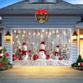 thumbnail image 4 of onlyliua ¡ Ofertas Del Día Liquidación Prime! Decoración Navideña para Puerta de Garaje, Cubierta Navideña para Puerta de Garaje, Mural Grande de Feliz Navidad para Puerta de Garaje, Cartel Navideño, 4 of 5