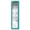 thumbnail image 2 of ArtToFrames 7" x 30" Aqua Picture Frame, 7x30 inch Green Wood Poster Frame (WOM-4428), 2 of 8
